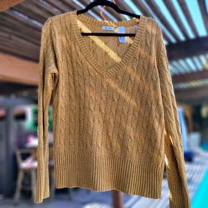 Liz & Co. Gold Sweater